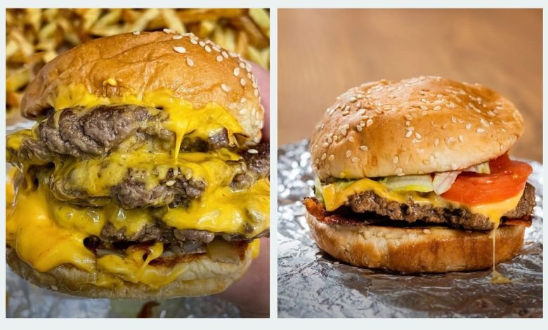 Burgers | منيو مطعم فايف جايز الإمارات - Five Guys UAE