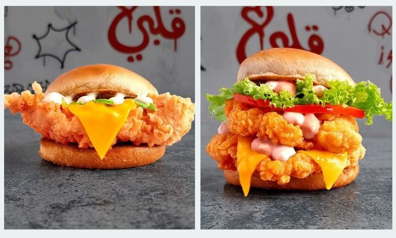سندويتشات دجاج مقلي جولد ليبل برجرز البحرين